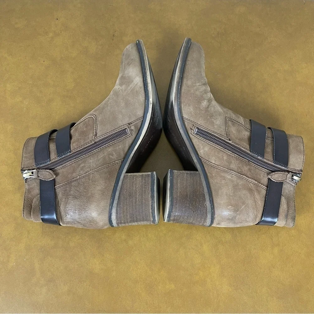 Franco Sarto Leather Linden 2 Ankle Booties Size 8 Women